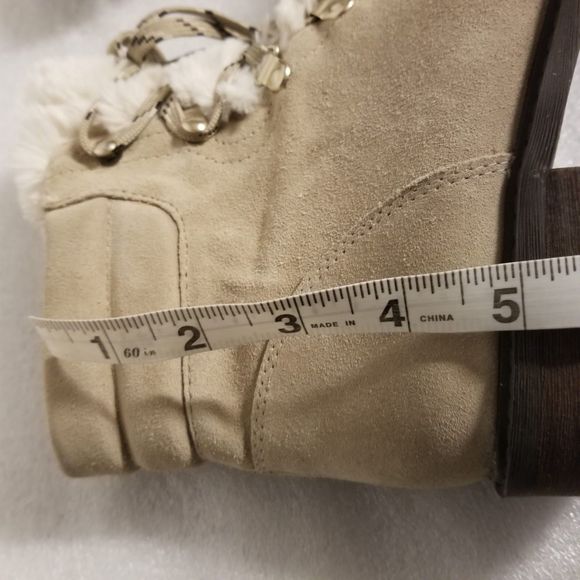 Sam Edelman Darrah 2 Winter Ankle Bootie Sand 8.5 - Picture 11 of 12